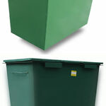 фото Металлический контейнер для мусора 0.75/0.8 куб.м